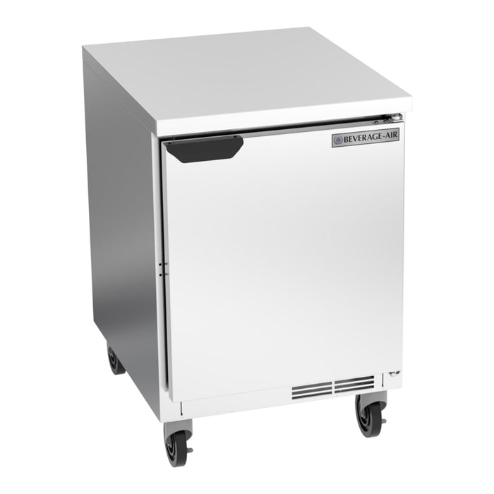 Beverage-Air WTR24AHC-FLT 24" Worktop Refrigerator W/ (1) Section, 115v-cityfoodequipment.com