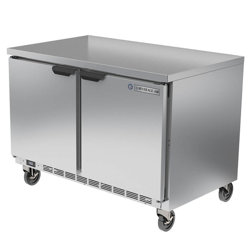 Beverage-Air WTF48AHC-FLT 48" W Worktop Freezer w/ (2) Section & (2) Door, 115v-cityfoodequipment.com