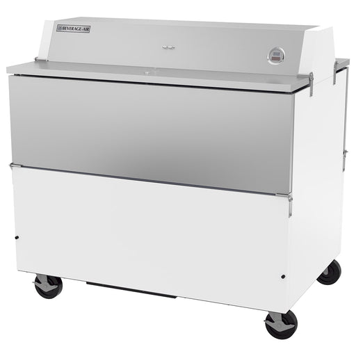 Beverage-Air STF49HC-1-W Milk Cooler W/ Dual Top & Side Access - (768) Half Pint Carton Capacity, 115v-cityfoodequipment.com