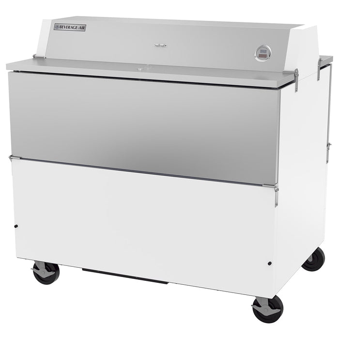 Beverage-Air STF49HC-1-W Milk Cooler W/ Dual Top & Side Access - (768) Half Pint Carton Capacity, 115v-cityfoodequipment.com
