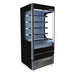 Beverage-Air VMHCSL-18-1-B 47 7/16" Vertical Open Air Cooler W/ (6) Levels - Black, 115v-cityfoodequipment.com