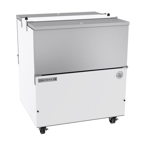 Beverage-Air ST34HC-W-02 Milk Cooler W/ Dual Top & Side Access - (512) Half Pint Carton Capacity, 115v-cityfoodequipment.com