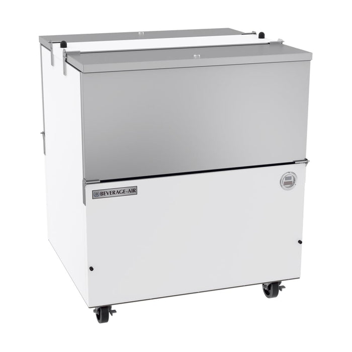 Beverage-Air ST34HC-W-02 Milk Cooler W/ Dual Top & Side Access - (512) Half Pint Carton Capacity, 115v-cityfoodequipment.com