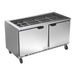 Beverage-Air SPE60HC-S 52 1/2" Cold Food Bar - (12) Pan Capacity, Floor Model, Stainless Steel-cityfoodequipment.com