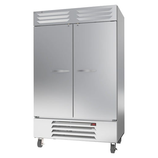 Beverage-Air RB49HC-1S 52" Two Section Reach In Refrigerator, (2) Left/Right Hinge Solid Doors, 115v-cityfoodequipment.com