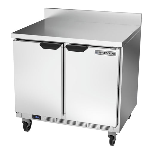 Beverage-Air WTF36AHC-FIP 36" W Worktop Freezer w/ (2) Section & (2) Doors, 115v-cityfoodequipment.com