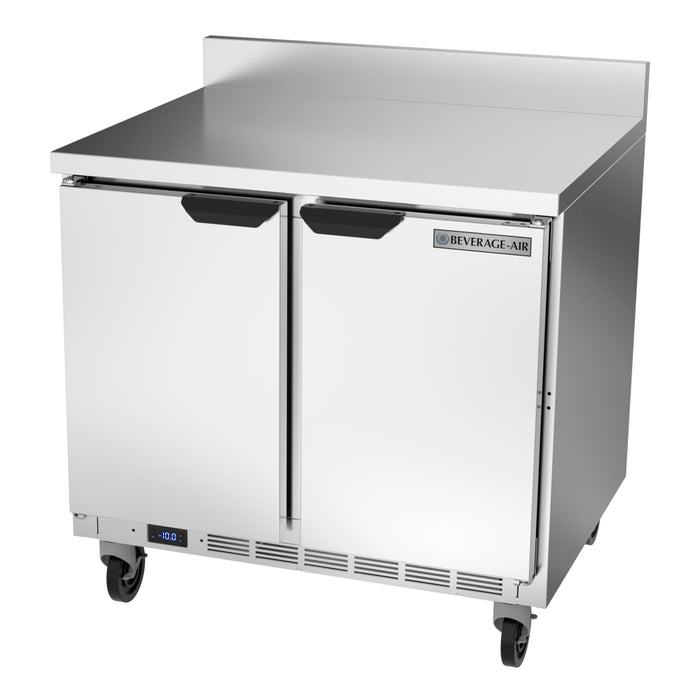 Beverage-Air WTF36AHC-FIP 36" W Worktop Freezer w/ (2) Section & (2) Doors, 115v-cityfoodequipment.com