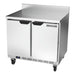 Beverage-Air WTF36AHC-FIP 36" W Worktop Freezer w/ (2) Section & (2) Doors, 115v-cityfoodequipment.com