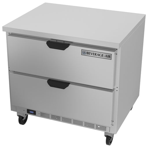 Beverage-Air WTFD36AHC-2-FLT 36" W Worktop Freezer w/ (1) Section & (2) Drawers, 115v-cityfoodequipment.com