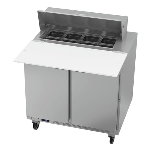 Beverage-Air SPE36HC-08C 36" Hydrocarbon Series Sandwich/salad Prep Table W/ Refrigerated Base, 115v-cityfoodequipment.com