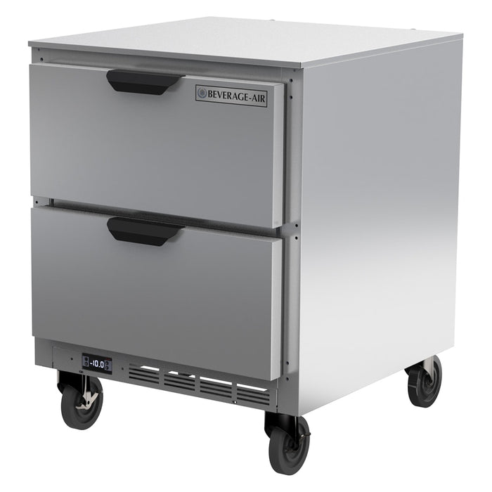 Beverage-Air UCFD27AHC-2 27" W Undercounter Freezer w/ (1) Section & (2) Drawer, 115v-cityfoodequipment.com