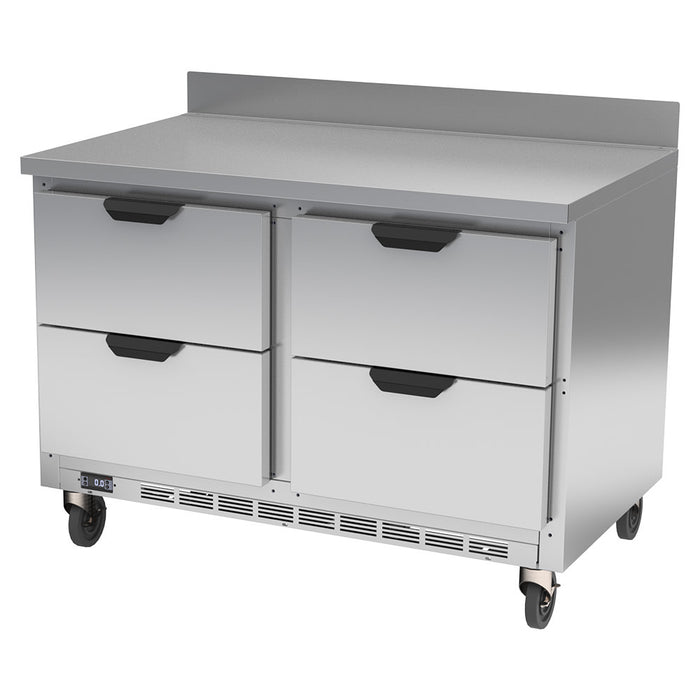 Beverage-Air WTFD48AHC-4 48" W Worktop Freezer W/ (2) Section & (4) Drawers, 115v-cityfoodequipment.com