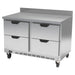 Beverage-Air WTFD48AHC-4 48" W Worktop Freezer W/ (2) Section & (4) Drawers, 115v-cityfoodequipment.com
