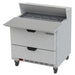 Beverage-Air SPED36HC-10C-2 36" Hydrocarbon Series Sandwich/salad Prep Table W/ Refrigerated Base, 115v-cityfoodequipment.com