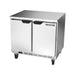 Beverage-Air WTR36AHC-FLT 36" Worktop Refrigerator w/ (2) Section, 115v-cityfoodequipment.com