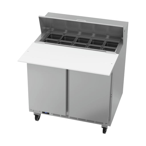 Beverage-Air SPE36HC-10C 36" Hydrocarbon Series Sandwich/salad Prep Table W/ Refrigerated Base, 115v-cityfoodequipment.com