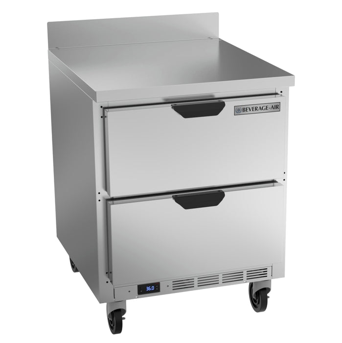 Beverage-Air WTRD27AHC-2 27" Worktop Refrigerator W/ (1) Section, 115v-cityfoodequipment.com