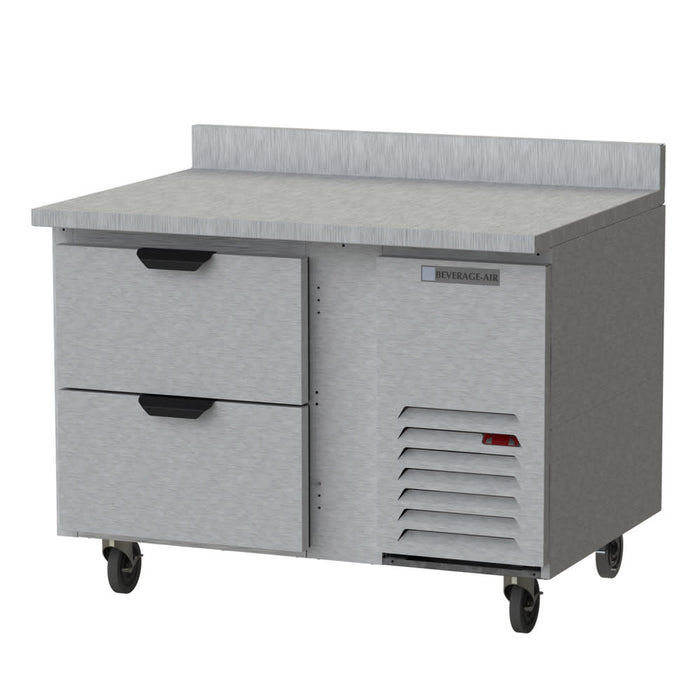 Beverage-Air WTRD46AHC-2 46" Worktop Refrigerator W/ (1) Section, 115v-cityfoodequipment.com