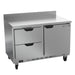 Beverage-Air WTRD48AHC-2 48" Worktop Refrigerator W/ (2) Section, 115v-cityfoodequipment.com