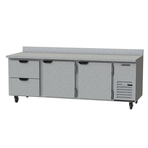 Beverage-Air WTRD93AHC-2 93" Worktop Refrigerator w/ (3) Section, 115v-cityfoodequipment.com