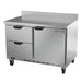 Beverage-Air WTRD48AHC-2-FIP 48" Worktop Refrigerator W/ (2) Section, 115v-cityfoodequipment.com