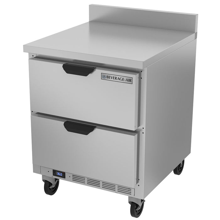 Beverage-Air WTRD27AHC-2-FIP 27" Worktop Refrigerator W/ (1) Section, 115v-cityfoodequipment.com