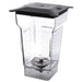Blendtec 40-611-60 32 Oz Cold Frothing Jar W/ Black Hard Lid - Tritan, Clear-cityfoodequipment.com