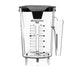 Blendtec 40-630-68 90 Oz Wildside+ Ergo® Jar W/ Black Soft Lid & 4" Blade - Tritan, Clear-cityfoodequipment.com