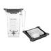 Blendtec 40-710-01 75 Oz Fourside® Jar W/ Black Gripper Lid & 3" Wingtip Blade - Tritan, Clear-cityfoodequipment.com