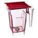 Blendtec 40-711-07 75 Oz Fourside® Jar W/ Red Hard Lid & 3" Wingtip Blade - Tritan, Red-cityfoodequipment.com