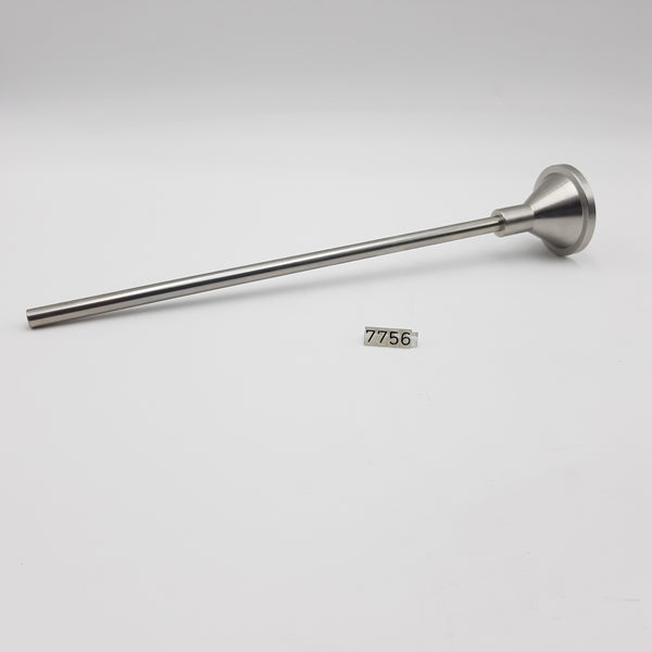 NOZZLE/HORN ALL S/S, LONG, ØEXT.25/64" (0.394") × ØINT.5/16" (0.315"), USEABLE_LONG=9-1/2" TUBE-cityfoodequipment.com