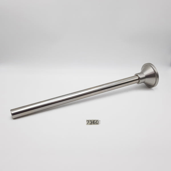 NOZZLE/HORN ALL S/S, LONG, ØEXT.9/16" (0.551") × ØINT.15/32" (0.472"), USEABLE_LONG=9-1/2" TUBE-cityfoodequipment.com