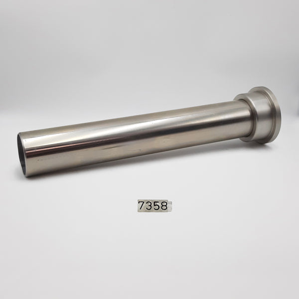 NOZZLE/HORN ALL S/S, SHORT, ØEXT.1-1/2" (1.496") × ØINT.1-3/8" (1.378"), USEABLE_LONG=8" TUBE-cityfoodequipment.com