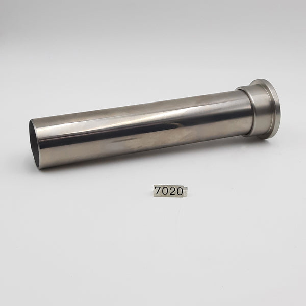 NOZZLE/HORN ALL S/S, SHORT, ØEXT.1-11/16" (1.693") × ØINT.1-9/16" (1.575"), USEABLE_LONG=8" TUBE-cityfoodequipment.com