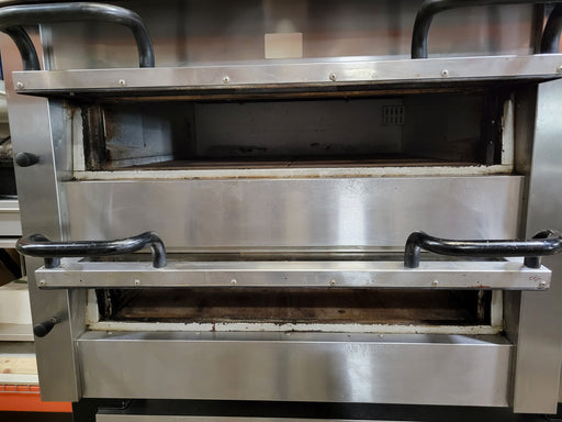 PizzaMaster PM 822ED 49" Double Deck Electric Pizza Oven, 208V, 3 Phase-cityfoodequipment.com