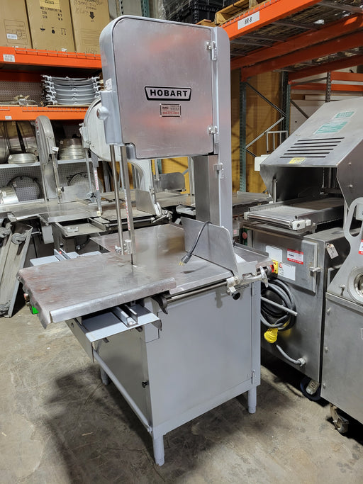 Used Hobart 5216 Commercial Meat Saw-1PH, 220V, NEW MOTOR!-cityfoodequipment.com