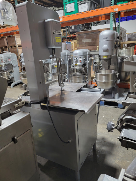Used Hobart 5216 Commercial Meat Saw-1PH, 220V, NEW MOTOR!-cityfoodequipment.com