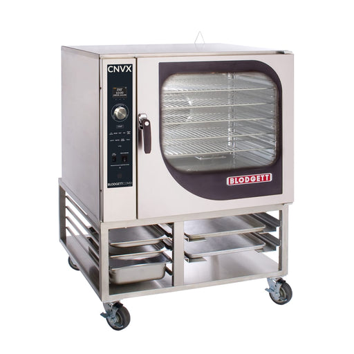 Blodgett CNVX-14E Single Full Size Electric Convection Oven - Stacking Hardware & Casters, 19kw, 208v/3ph-cityfoodequipment.com