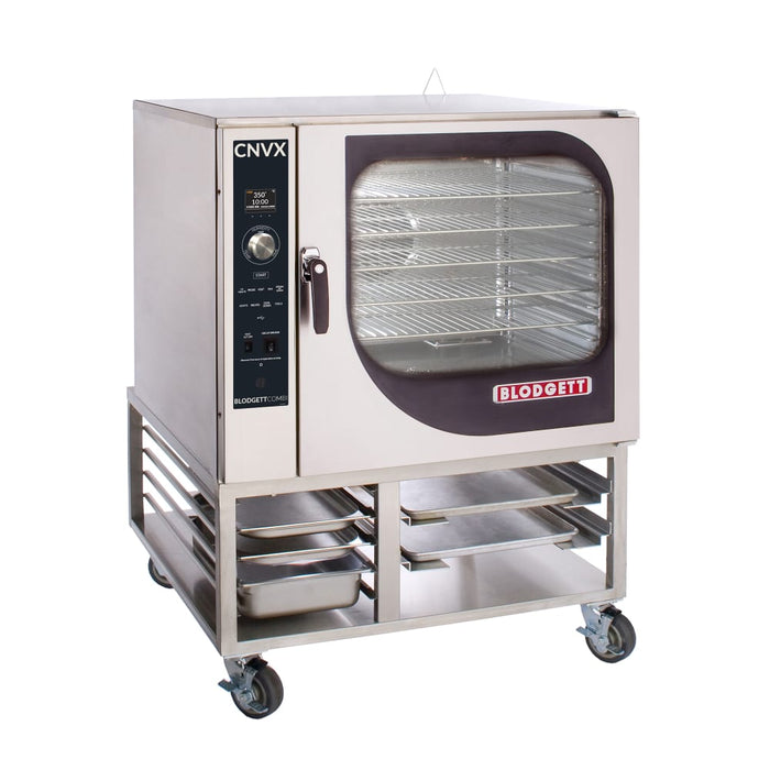 Blodgett CNVX-14E Single Full Size Electric Convection Oven - Stacking Hardware & Casters, 19kw, 208v/3ph-cityfoodequipment.com