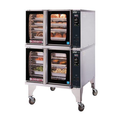 Blodgett HVH-100E DBL Hydrovection® Double Full Size Electric Convection Oven - 30kw, 208v/3ph-cityfoodequipment.com