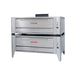 Blodgett 1060 Floor Model Double Pizza Deck Oven - Natural Gas-cityfoodequipment.com
