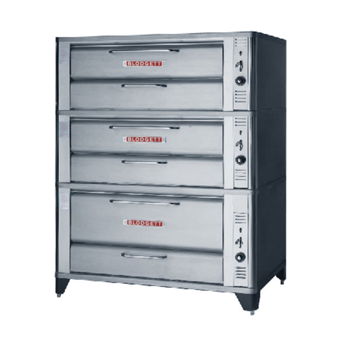Blodgett 961-961-951 Floor Model Triple Multi-Purpose Deck Oven - Natural Gas-cityfoodequipment.com