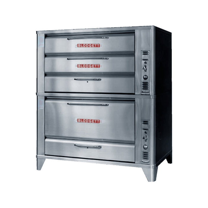 Blodgett 981-966 Floor Model Triple Multi-Purpose Deck Oven - Natural Gas-cityfoodequipment.com