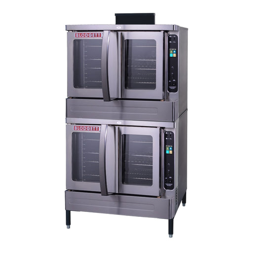 Blodgett DFG-200 DBL Bakery Depth Double Full Size Liquid Propane Gas Convection Oven - 120,000 BTU-cityfoodequipment.com