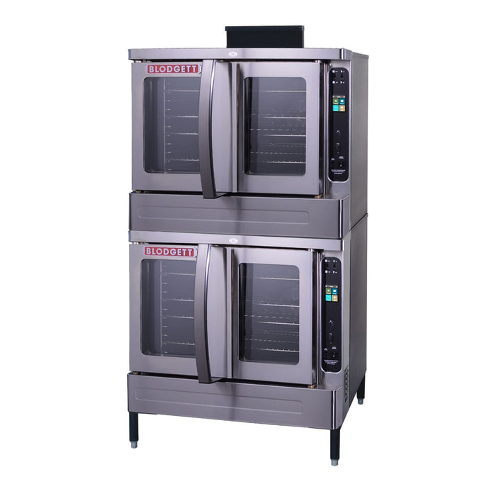 Blodgett DFG-200 DBL Bakery Depth Double Full Size Liquid Propane Gas Convection Oven - 120,000 BTU-cityfoodequipment.com