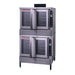 Blodgett DFG-200 DBL Bakery Depth Double Full Size Liquid Propane Gas Convection Oven - 120,000 BTU-cityfoodequipment.com
