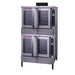 Blodgett DFG-200-ES DBL Bakery Depth Double Full Size Liquid Propane Gas Convection Oven - 100,000 BTU-cityfoodequipment.com