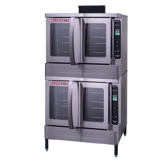 Blodgett DFG-200-ES DBL Bakery Depth Double Full Size Natural Gas Convection Oven - 100,000 BTU-cityfoodequipment.com