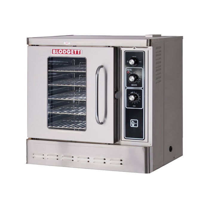 Blodgett DFG-50 BASE Single Half Size Liquid Propane Gas Convection Oven - 27,500 BTU-cityfoodequipment.com