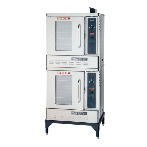 Blodgett DFG-50 Double Half Size Natural Gas Convection Oven - 27,500 BTU-cityfoodequipment.com